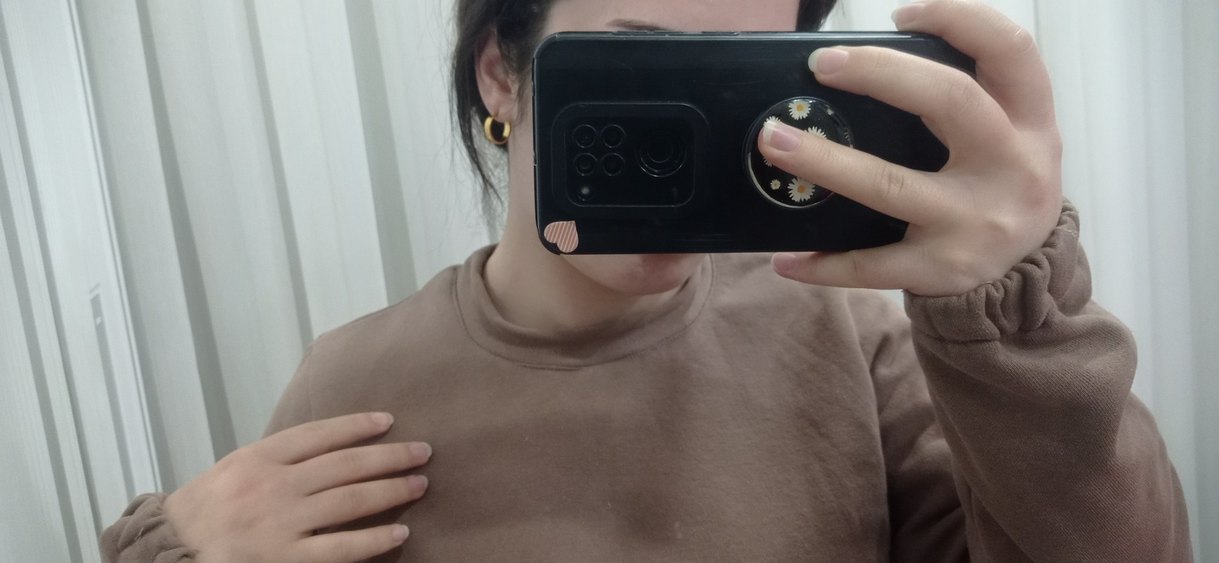 Kadın bej Sweatshirt - Görsel 4