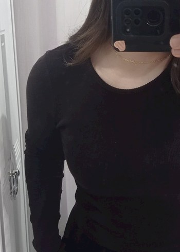 Acı kahverengi bluz - Görsel 4