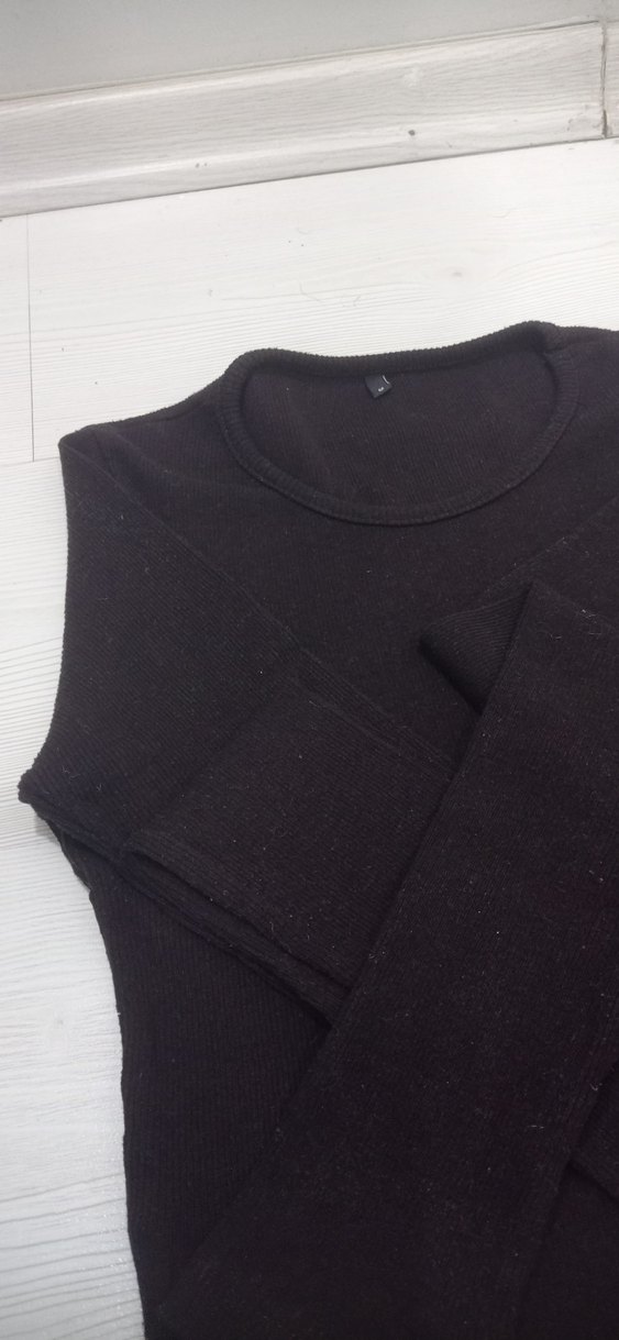 Acı kahverengi bluz - Görsel 3