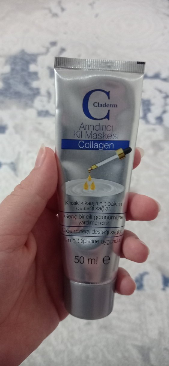 Claderm Kolajen Kil Maskesi ve mara glitter yüz maskesi - Görsel 4