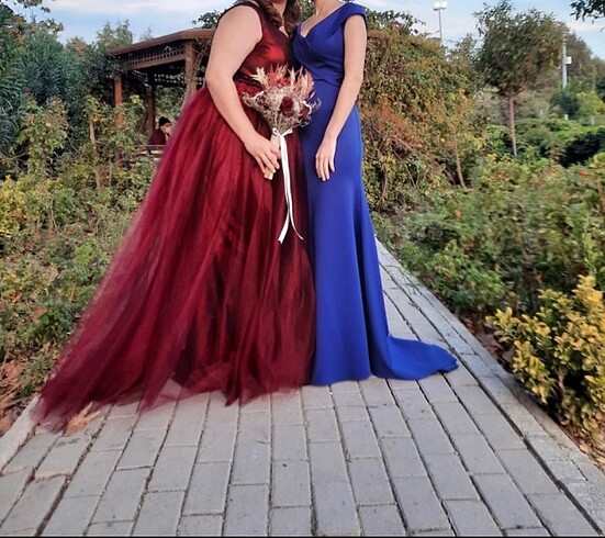 Kadın Mavi Abiye