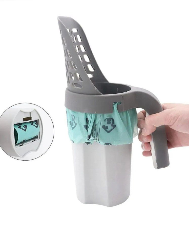 Kedi Kumu Küreği ve Poşet Seti - Görsel 2