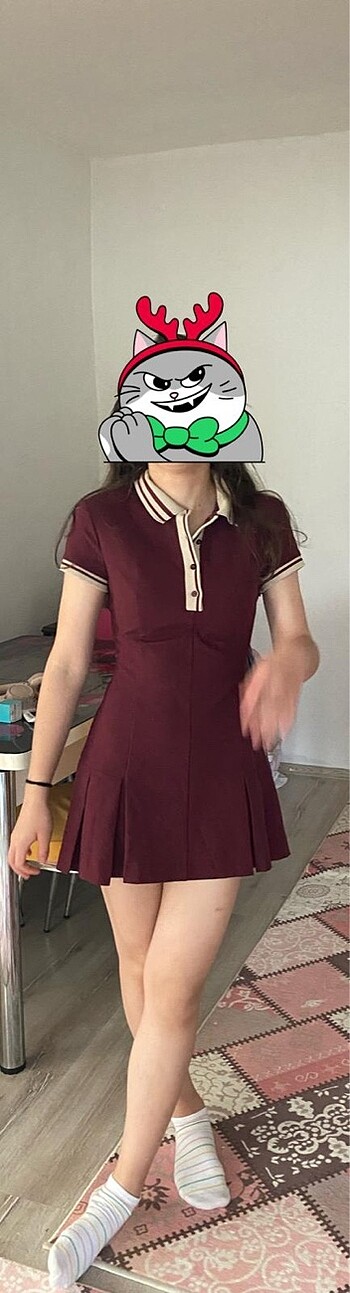 s Beden Zara pileli elbise
