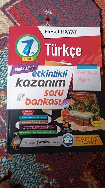 7. Sınıf Türkçe etkinlikli soru bankası 