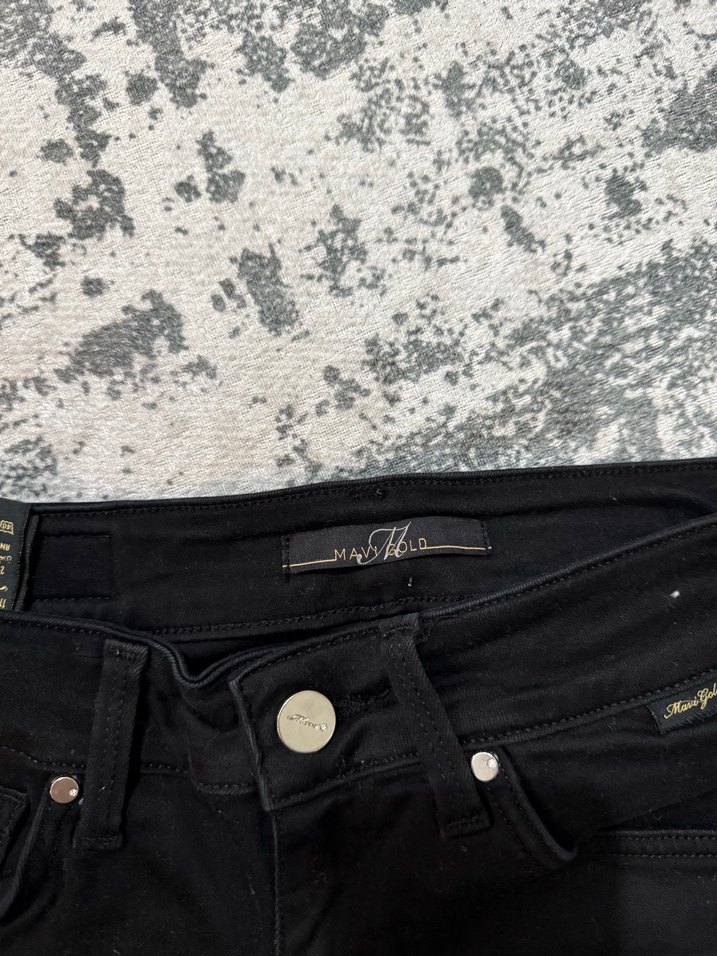 Siyah KKadın Kot Pantolon - Görsel 3