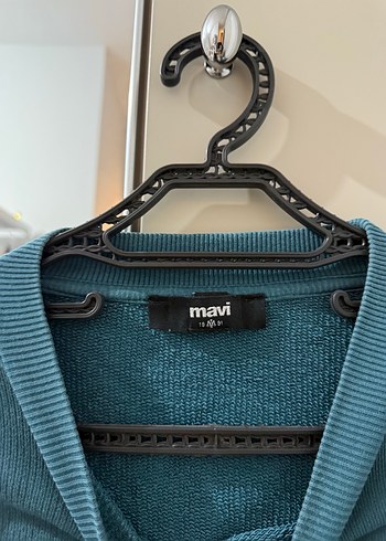 Mavi Rahat Kesim Uzun Kollu Sweatshirt - Görsel 4