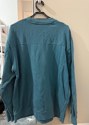 Mavi Rahat Kesim Uzun Kollu Sweatshirt - Görsel 6