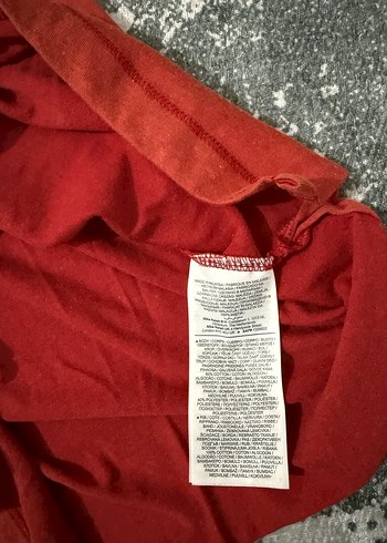 Kırmızı Erkek  Tişört - Görsel 6