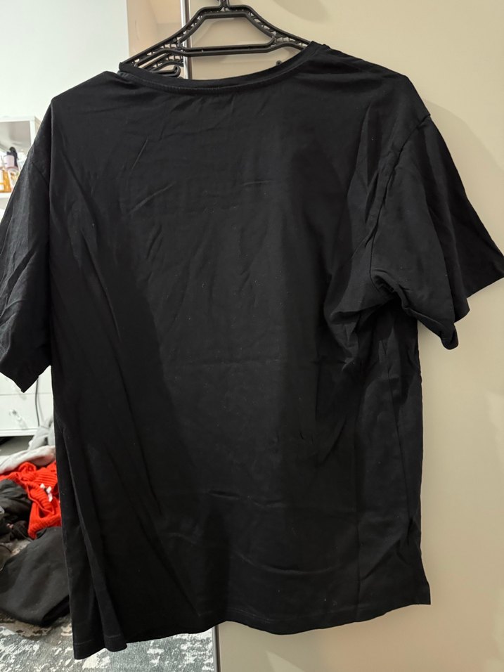 Rock Punk Siyah Baskılı Kadın Tişört - Görsel 4