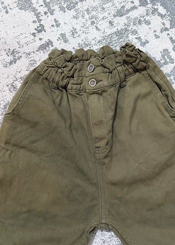 Kadın bele tam oturan bel detaylı pantolon - Görsel 2