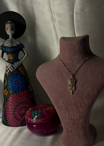 Çelik Zincir Detaylı Dreamcatcher Kolye - Görsel 3