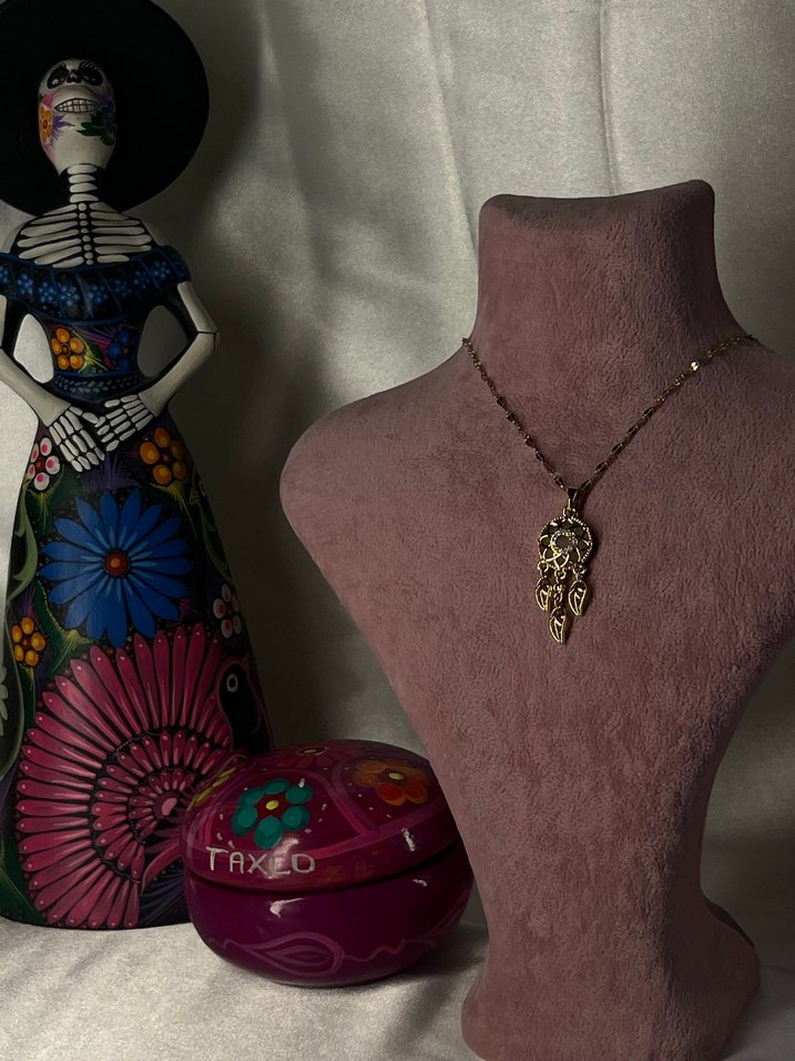 Çelik Zincir Detaylı Dreamcatcher Kolye - Görsel 4