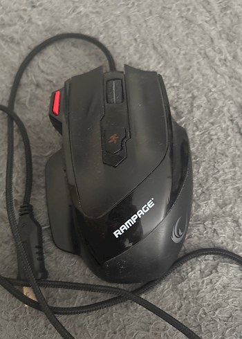 Rampage Kablolu Siyah Oyuncu Mouse