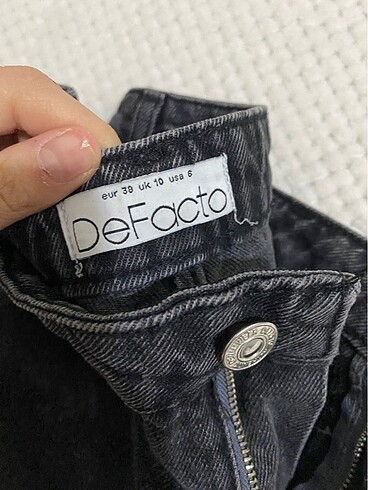 38 Beden gri Renk Mom jean