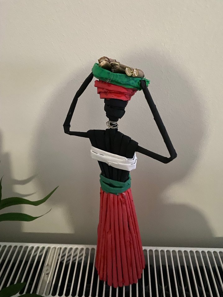 Renkli El Yapımı Kadın Figürü - Görsel 3