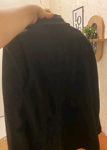 Siyah Süet Erkek Klasik Ofis Kabanı - Görsel 5