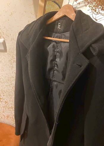 Siyah Süet Erkek Klasik Ofis Kabanı - Görsel 2