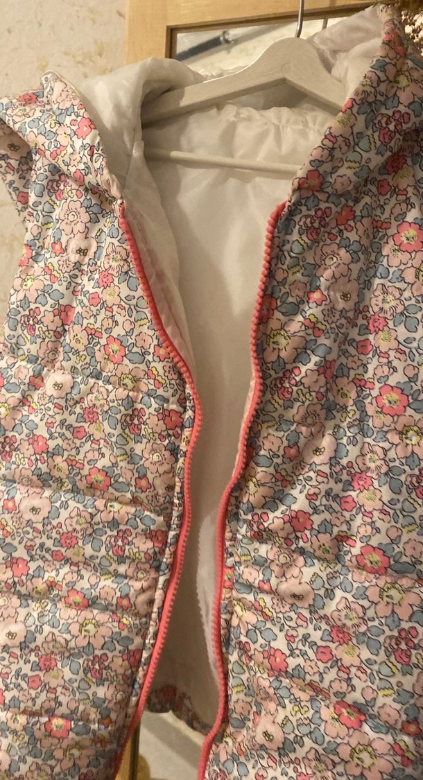 Kız Çocuk Çok Renkli Fermuarlı Yelek - Görsel 2