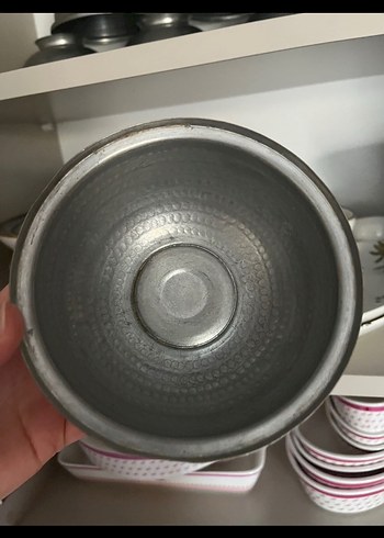 Gri Metal Çay Fincanları Seti - Görsel 3