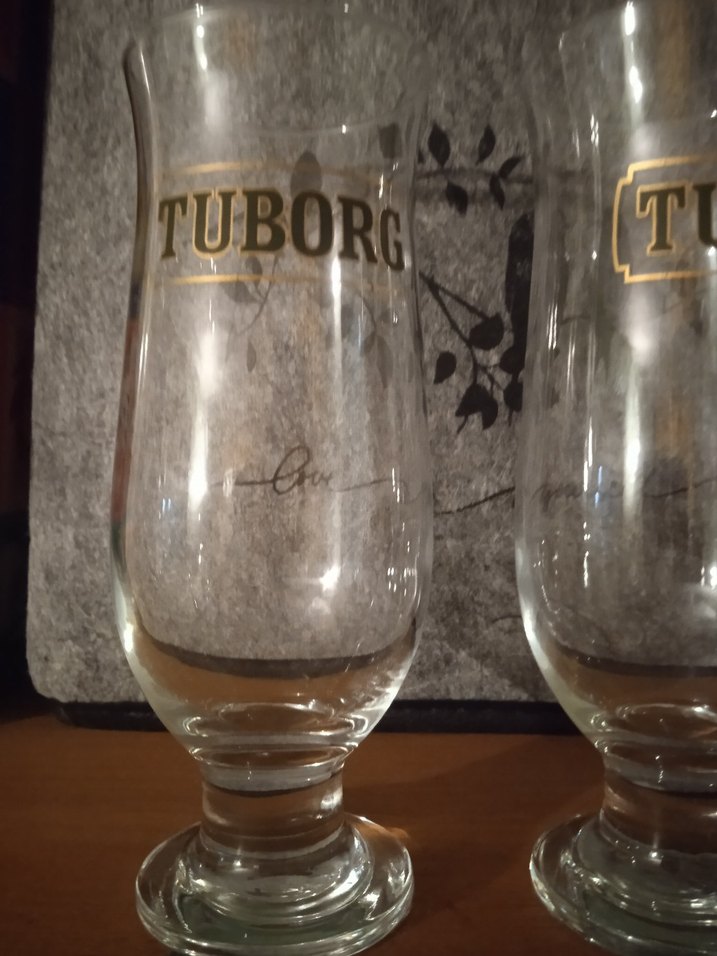 Tuborg Logolu İki Adet Bira Bardağı - Görsel 2