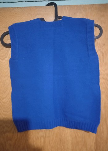 Mavi Erkek Çocuk Örgü Süveter - Görsel 4