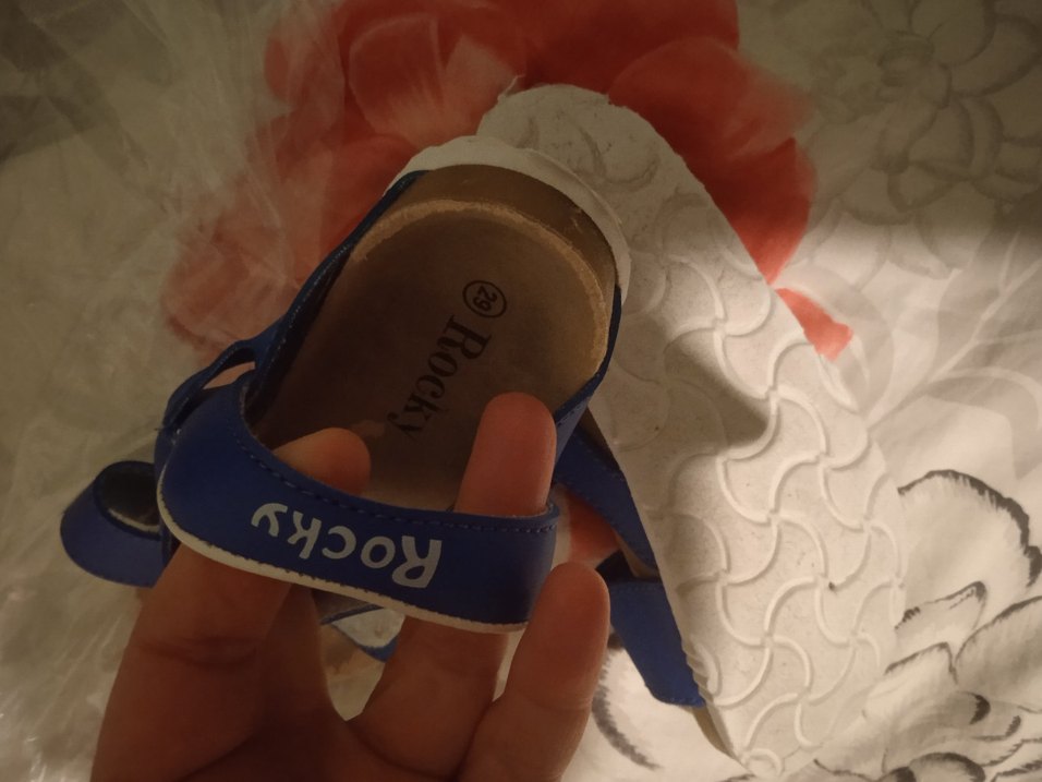 Mavi Erkek Çocuk Kayışlı Rock Punk Terlik - Görsel 4