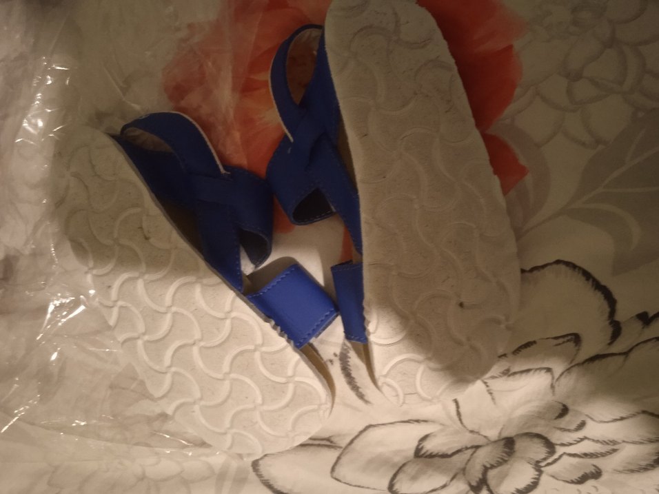 Mavi Erkek Çocuk Kayışlı Rock Punk Terlik - Görsel 3