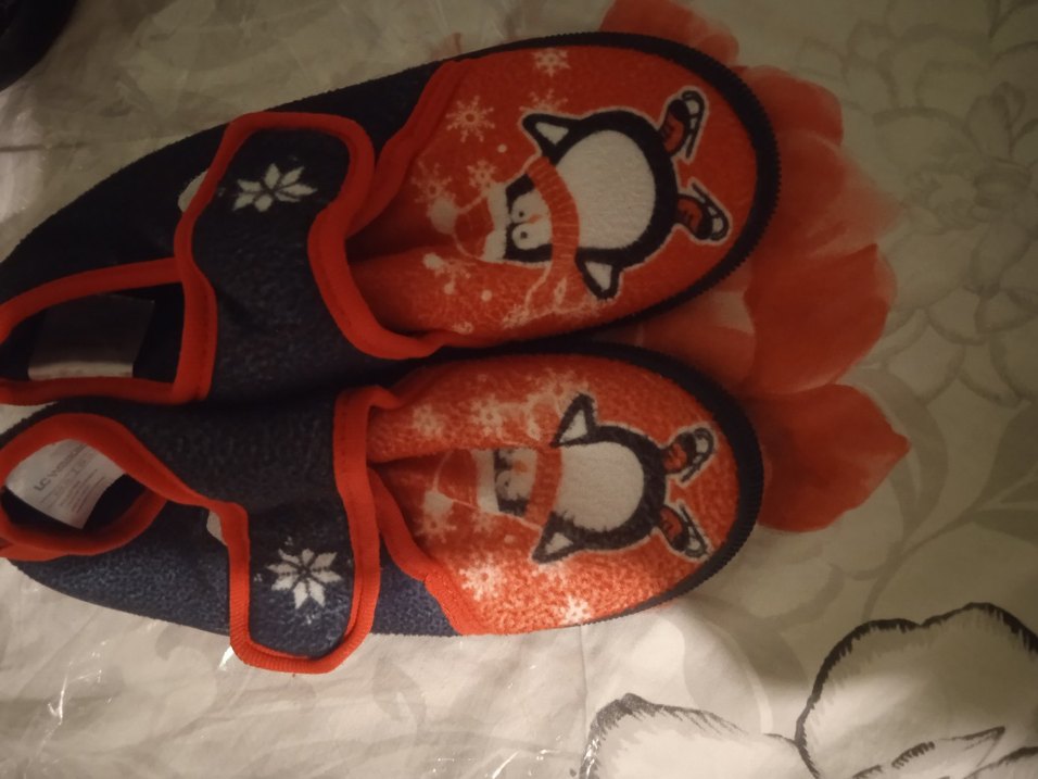 Erkek Çocuk Renkli Baskılı Sıcak Terlik - Görsel 2