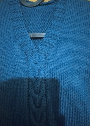 Erkek Çocuk V Yaka Triko Süveter - Görsel 2