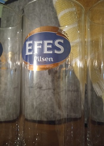 Efes Pilsen Logolu 6'lı Bira Bardağı Seti - Görsel 4