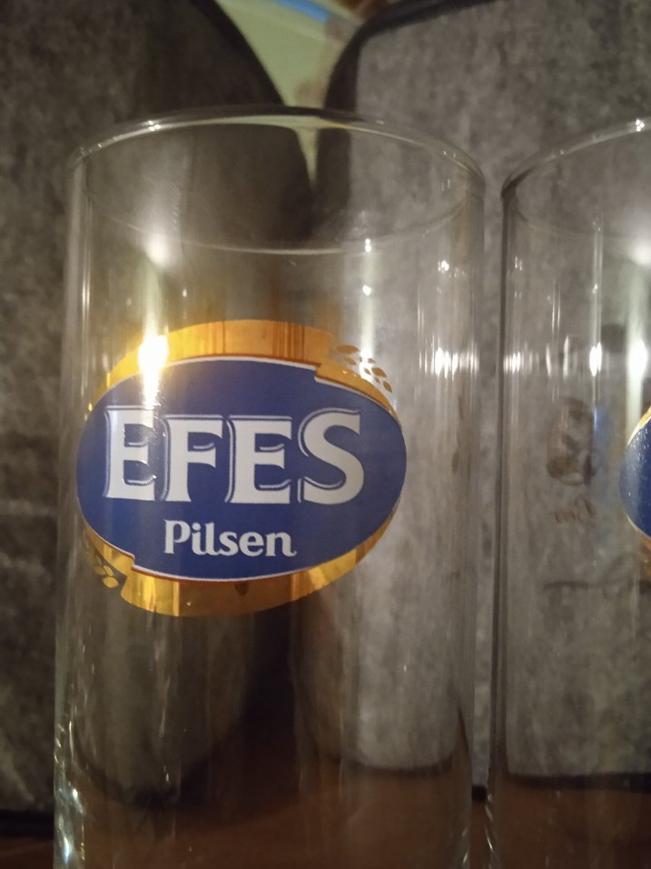Efes Pilsen Logolu 6'lı Bira Bardağı Seti - Görsel 3