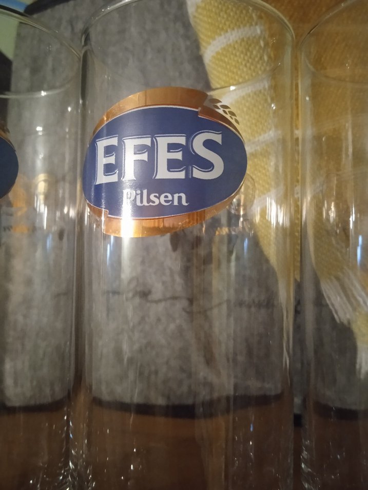 Efes Pilsen Logolu 6'lı Bira Bardağı Seti - Görsel 4