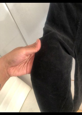 Kız Çocuk Siyah Dar Kesim Tayt - Görsel 3