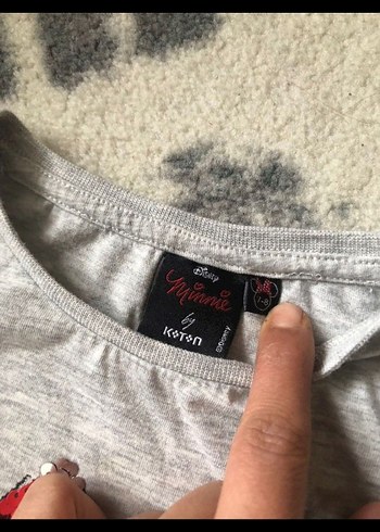 Kız Çocuk Gri Uzun Kollu Baskılı Tişört - Görsel 4