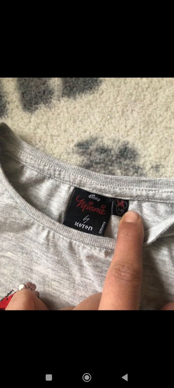 Kız Çocuk Gri Uzun Kollu Baskılı Tişört - Görsel 4