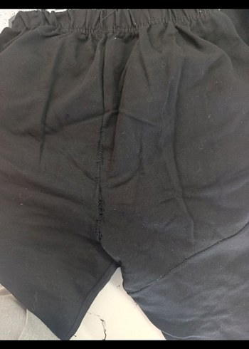 Kız Çocuk Siyah Kapüşonlu Oversize Eşofman Takımı - Görsel 8