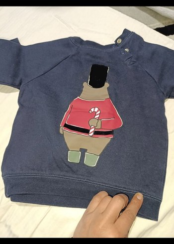 Mavi Baskılı Erkek Çocuk Sweatshirt - Görsel 5