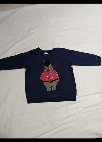 Mavi Baskılı Erkek Çocuk Sweatshirt - Görsel 3