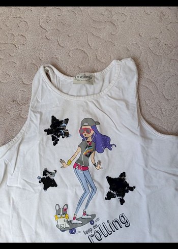 8 yaş  Kız Çocuk Tişörtü - Görsel 7