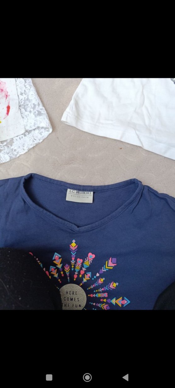 8 yaş  Kız Çocuk Tişörtü - Görsel 5