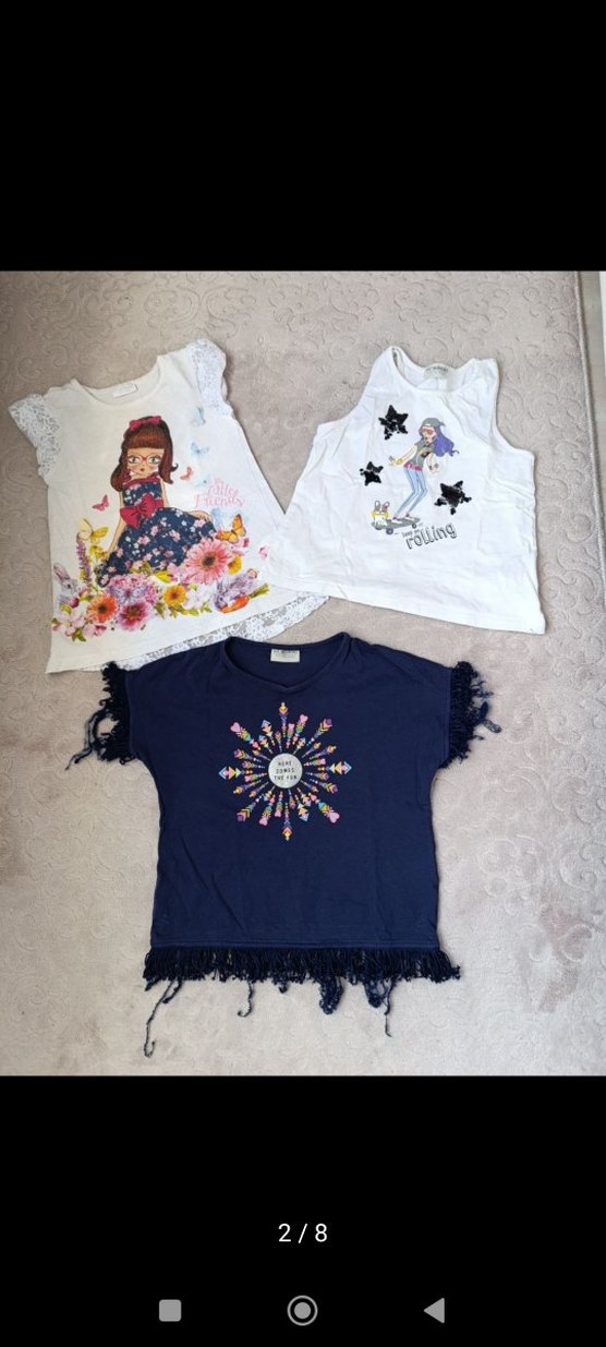 8 yaş  Kız Çocuk Tişörtü - Görsel 2