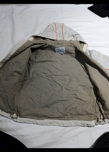 Kapüşonlu Gri Erkek Çocuk Montu - Görsel 6