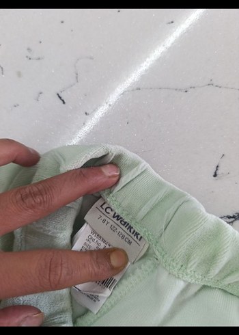 Kız Çocuk Yeşil Basic Tayt - Görsel 4