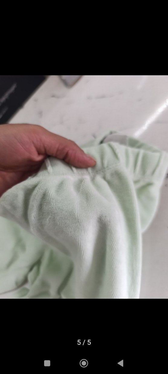 Kız Çocuk Yeşil Basic Tayt - Görsel 5