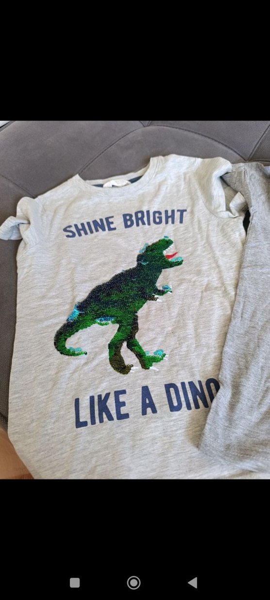 Erkek Gri Baskılı Kısa Kollu Tişört - Görsel 2