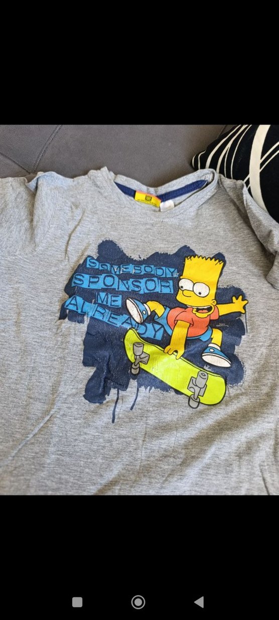 Erkek Gri Baskılı Kısa Kollu Tişört - Görsel 5