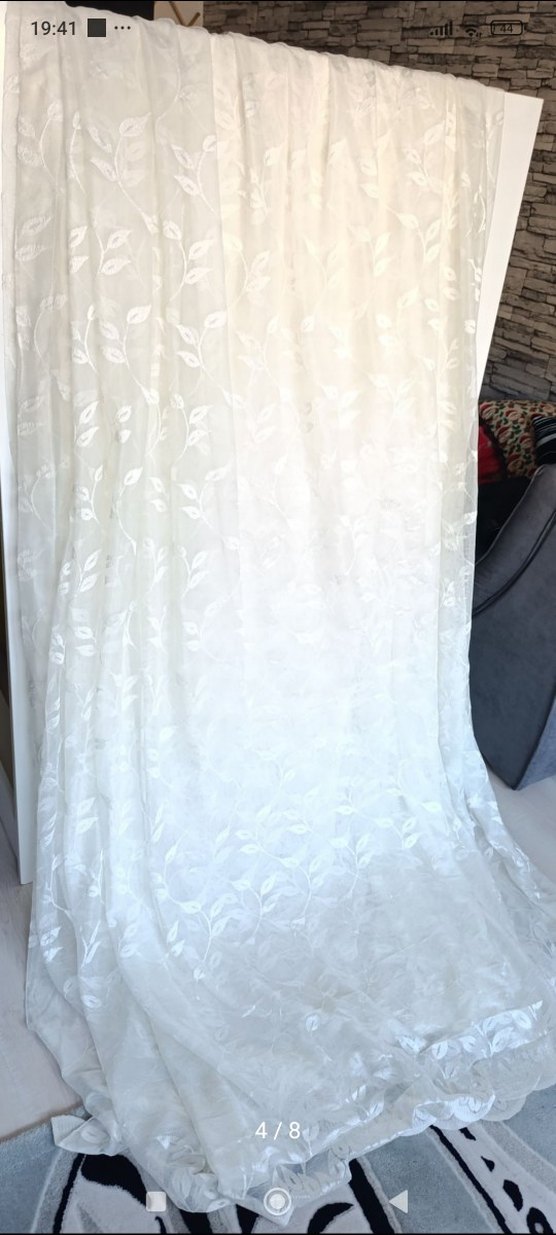 Bohem Tarzı Düz Tül Perde - Görsel 4