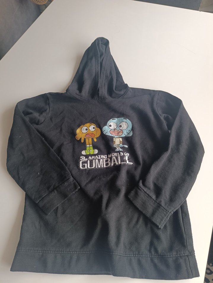 Kapüşonlu Baskılı Çocuk Sweatshirt - Görsel 5