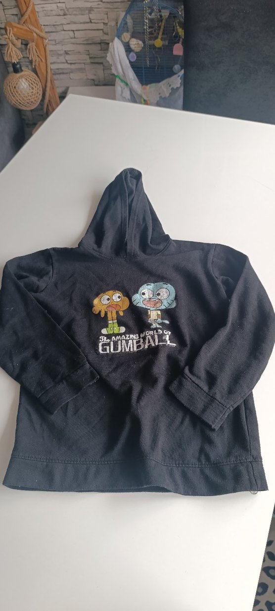 Kapüşonlu Baskılı Çocuk Sweatshirt - Görsel 3