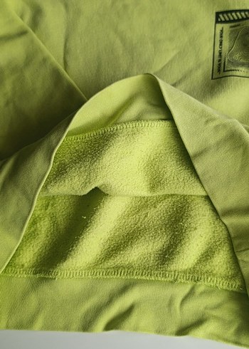 Sarı Kapüşonlu Erkek Sweatshirt - Görsel 4